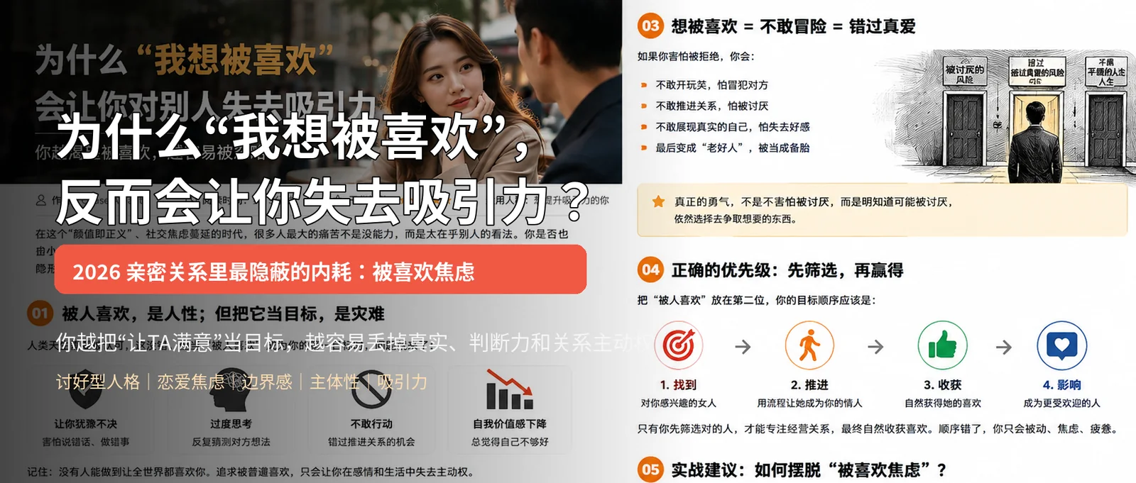 为什么“我想被喜欢”反而会让你失去吸引力