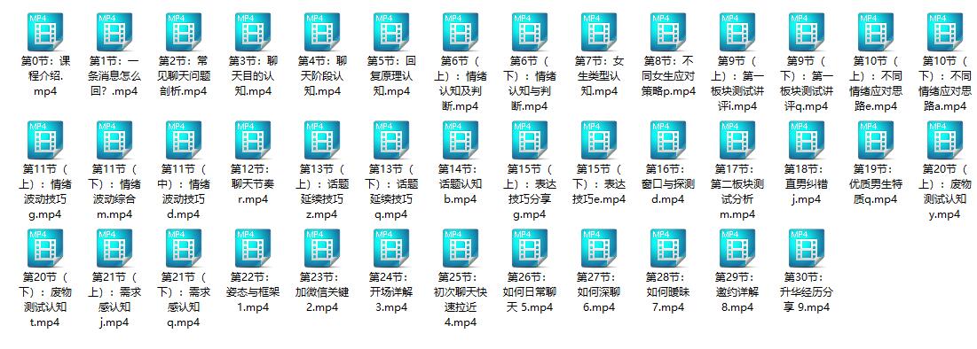 浪迹《升华聊天集训营2.0》百度网盘下载【080604】