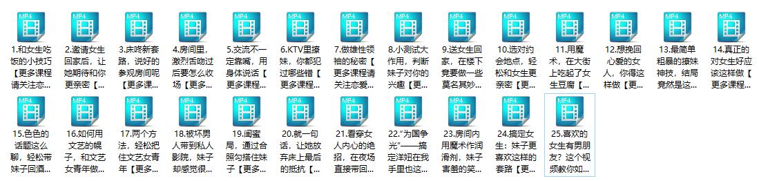 浪迹恋爱秘籍之把妹达人视频教程百度网盘下载【080804】