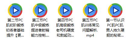 安太医《PC肌训练法：坚挺持久的秘诀》百度网盘下载【081706】