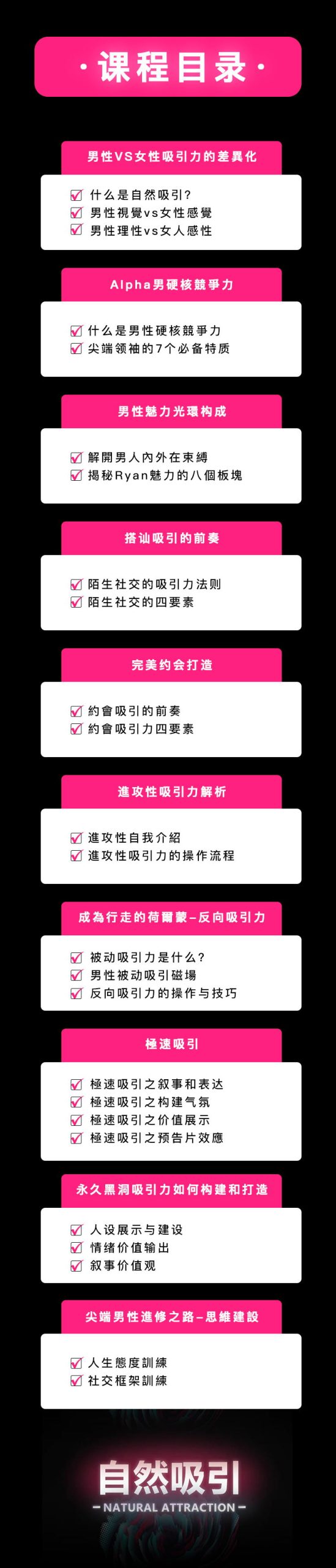 瑞恩10节高级情感课《自然吸引》百度云下载【091503】