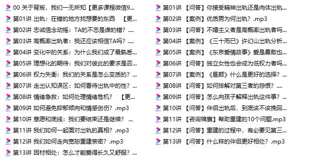 《出轨心理学》百度网盘下载【101501】