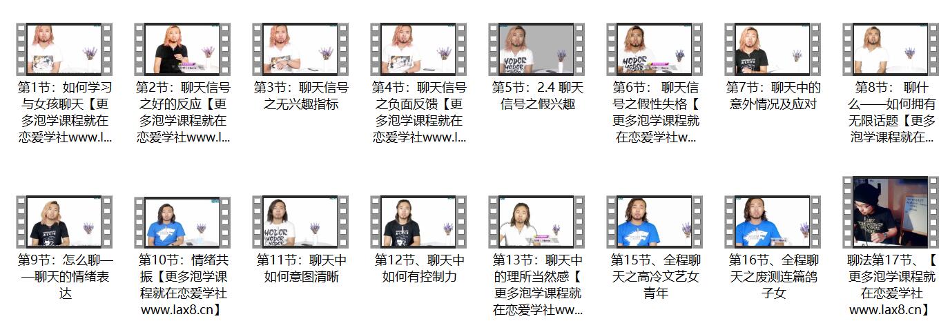 [9.8GB]路易团队聊天课《聊法》百度云下载【123104】