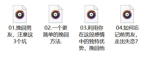 源靖《挽回男友系列课》4节音频课程【011603】