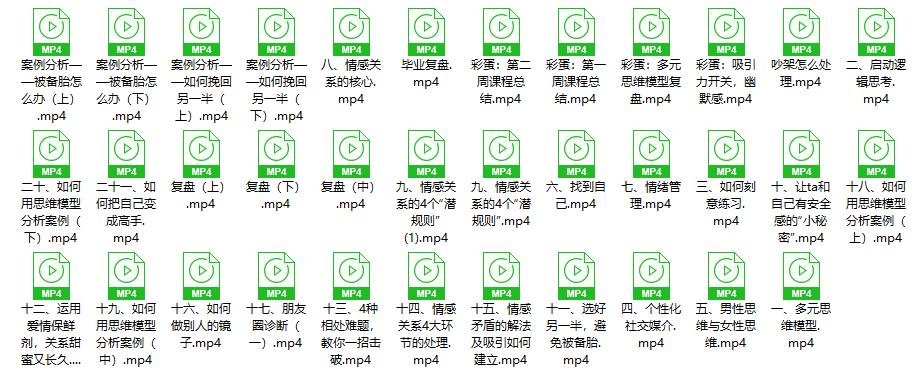 浪迹老吴《中级情感私教》