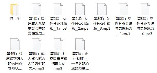 但丁《魅力约会与自由社交》完整版录音