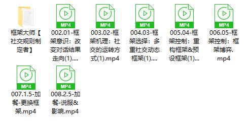 社交光谱 框架大师【社交规则制定者】