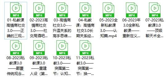 [9.3GB]陈哥《2023年全新私教课3.0》