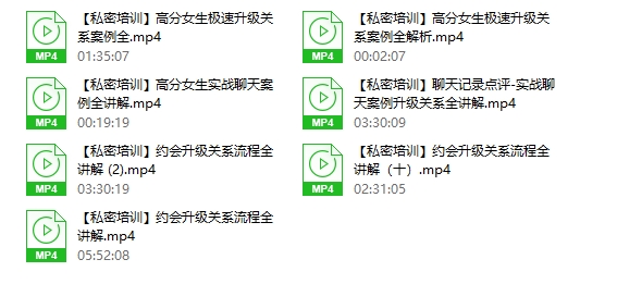 男哥《私密培训课程》网盘下载